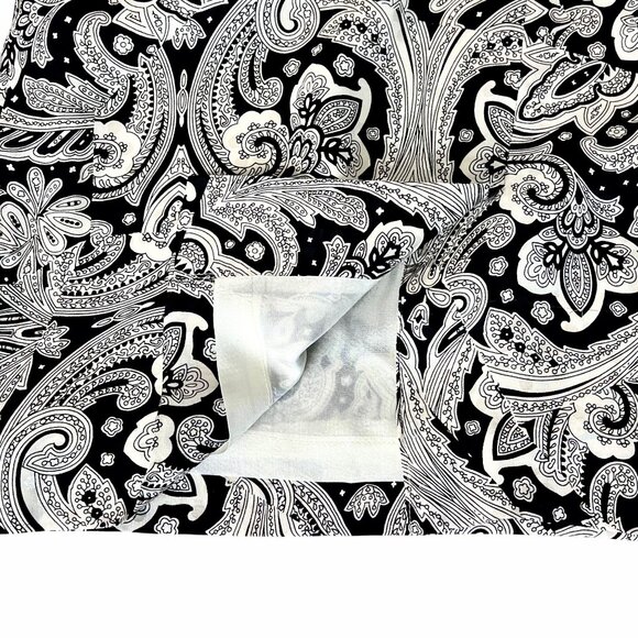 Richie Freeman For Teri Jon Silk Floral & Paisley Print Dress Midi Length Sz 10 - Picture 7 of 16